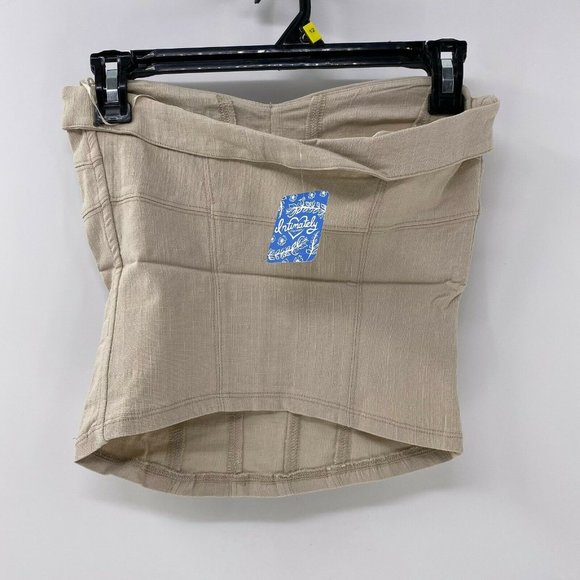 Free people you too tube top sz S in Sand NWT - Picture 3 of 5